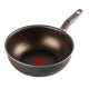 Frigideira Wok 24cm 3,2 Litros Rochedo Expert Chocolate